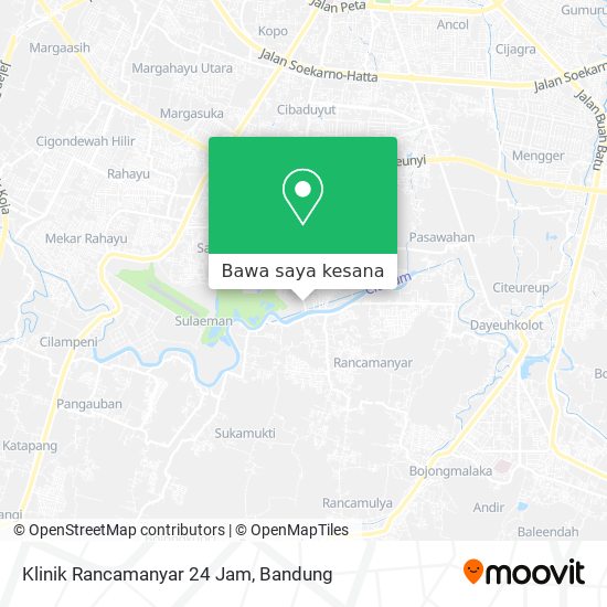 Peta Klinik Rancamanyar 24 Jam