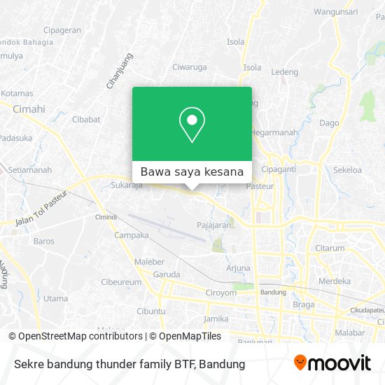 Peta Sekre  bandung thunder family  BTF