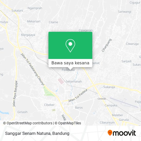 Peta Sanggar Senam Natuna
