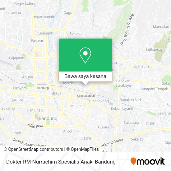 Peta Dokter RM Nurrachim Spesialis Anak