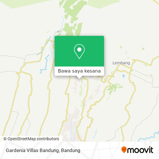 Peta Gardenia Villas Bandung