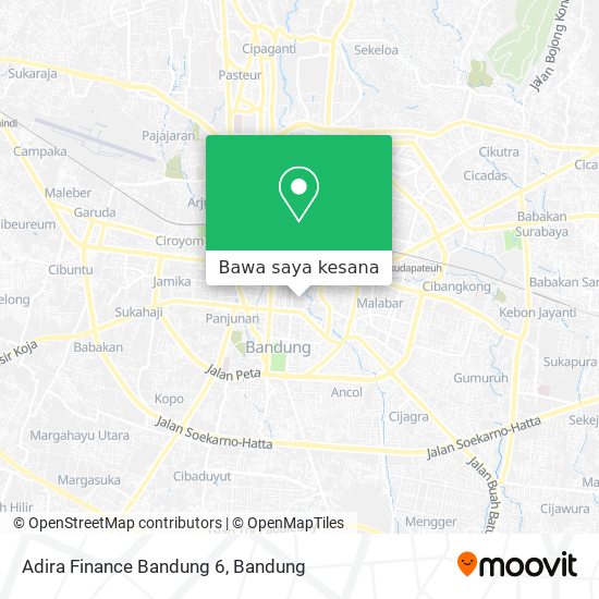 Peta Adira Finance Bandung 6