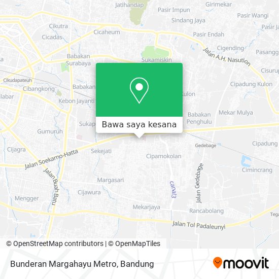 Peta Bunderan Margahayu Metro