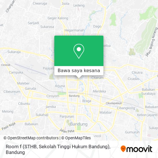 Peta Room f (STHB, Sekolah Tinggi Hukum Bandung)