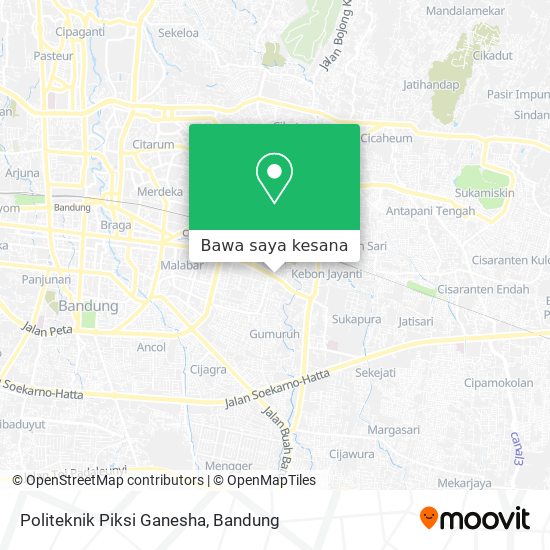 Peta Politeknik Piksi Ganesha