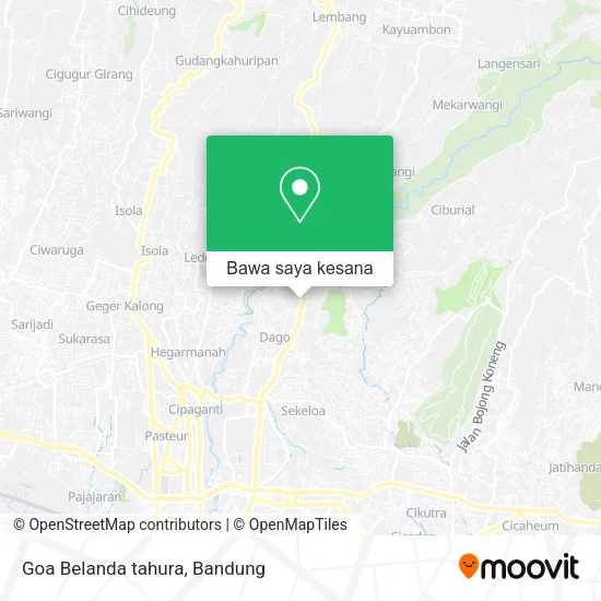 Peta Goa Belanda tahura