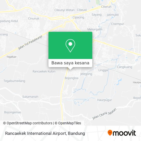 Peta Rancaekek International Airport