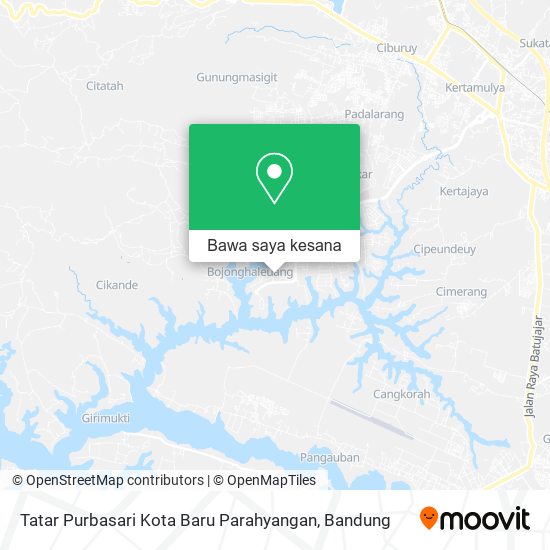 Peta Tatar Purbasari Kota Baru Parahyangan