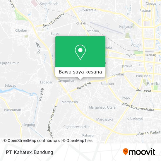 Cara Ke Pt Kahatex Di Kota Bandung Menggunakan Bis Moovit