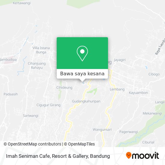 Peta Imah Seniman Cafe, Resort & Gallery