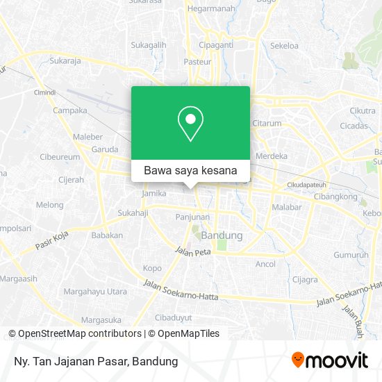 Peta Ny. Tan Jajanan Pasar