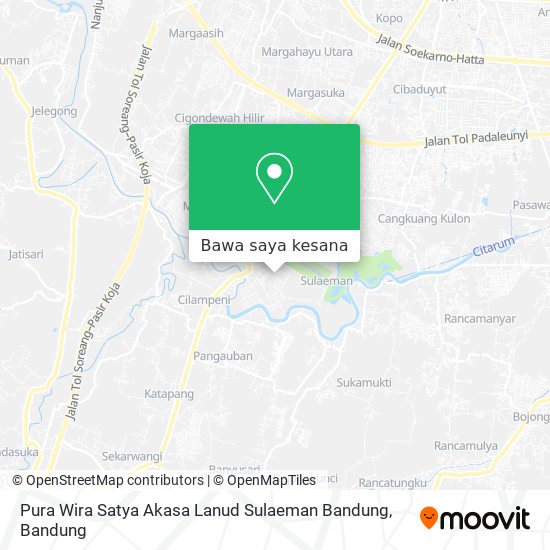 Peta Pura Wira Satya Akasa Lanud Sulaeman Bandung