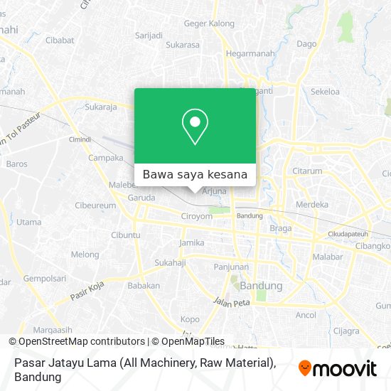 Peta Pasar Jatayu Lama (All Machinery, Raw Material)