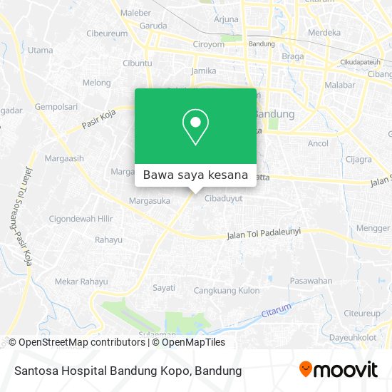 Peta Santosa Hospital Bandung Kopo
