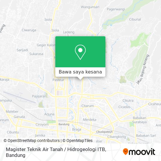 Peta Magister Teknik Air Tanah / Hidrogeologi ITB