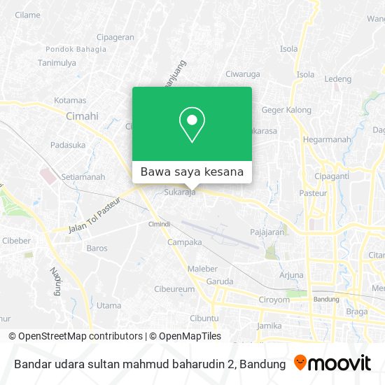Peta Bandar udara sultan mahmud baharudin 2