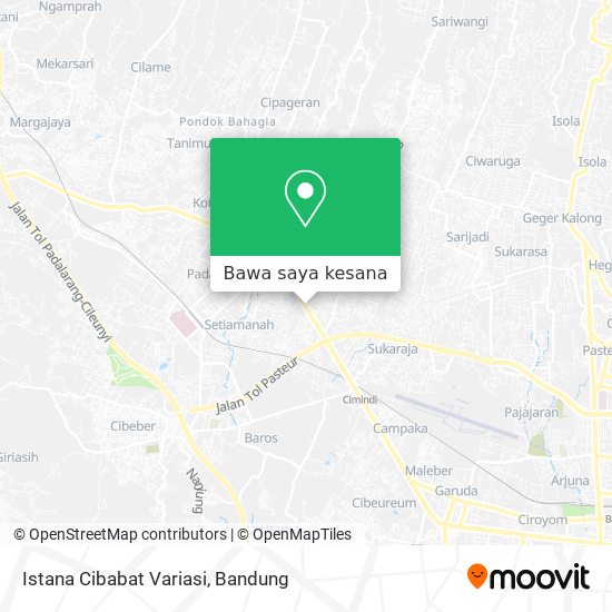 Peta Istana Cibabat Variasi