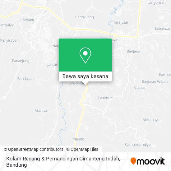 Peta Kolam Renang & Pemancingan Cimanteng Indah