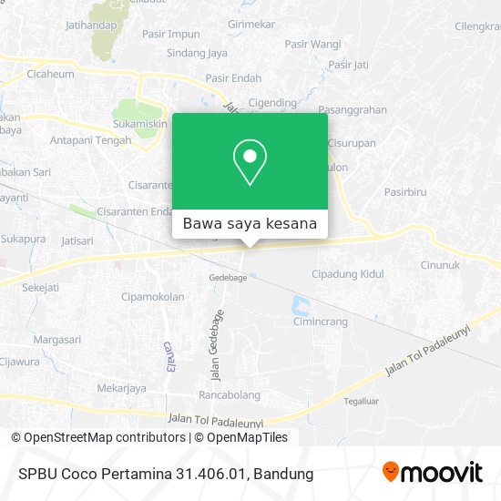 Peta SPBU Coco Pertamina 31.406.01