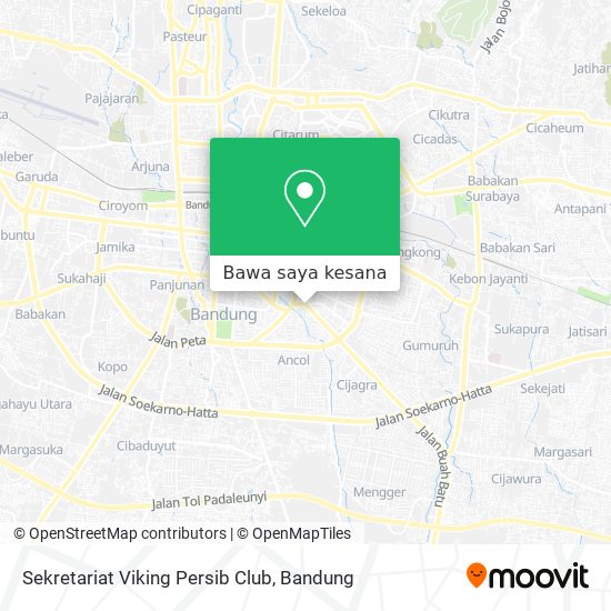 Peta Sekretariat Viking Persib Club