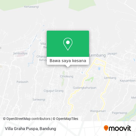 Peta Villa Graha Puspa