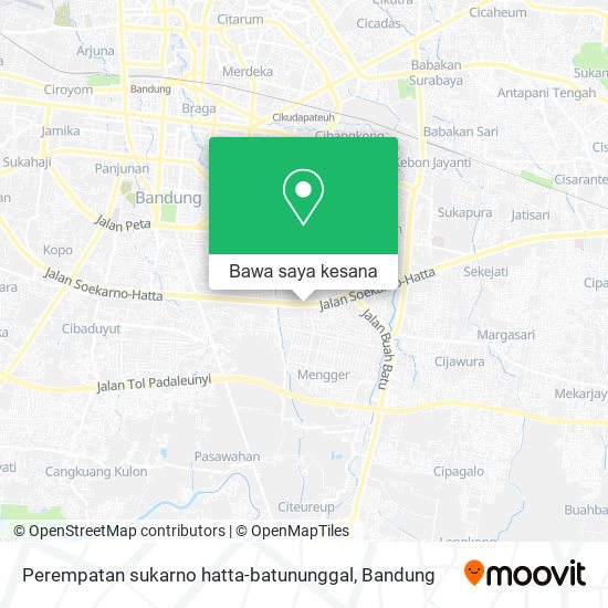 Peta Perempatan sukarno hatta-batununggal