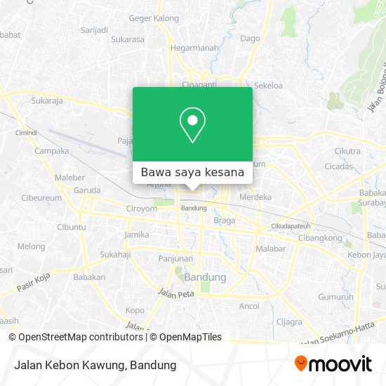 Peta Jalan Kebon Kawung