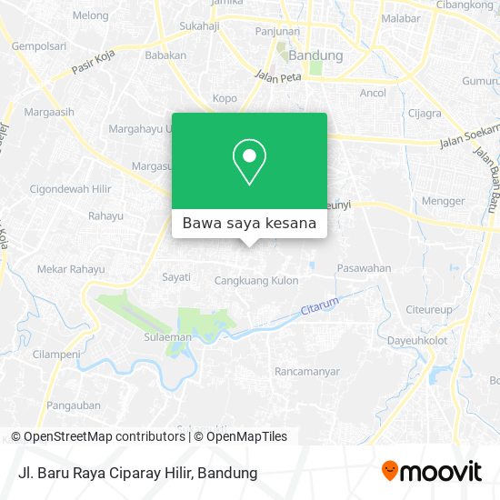 Peta Jl. Baru Raya Ciparay Hilir