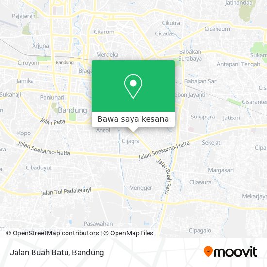 Peta Jalan Buah Batu