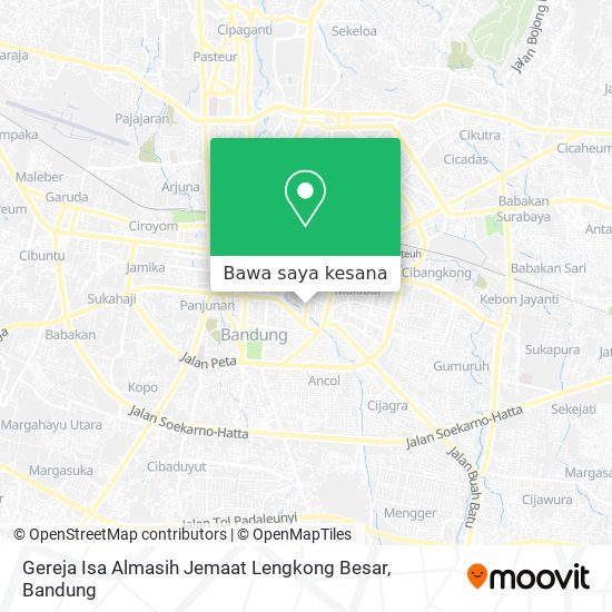 Peta Gereja Isa Almasih Jemaat Lengkong Besar