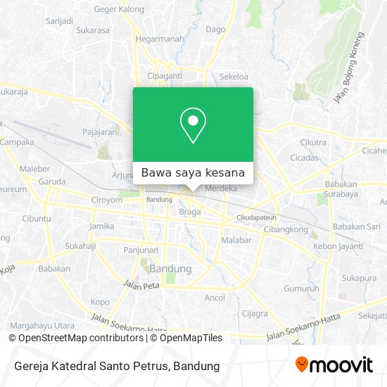 Peta Gereja Katedral Santo Petrus