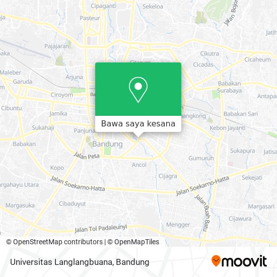 Peta Universitas Langlangbuana