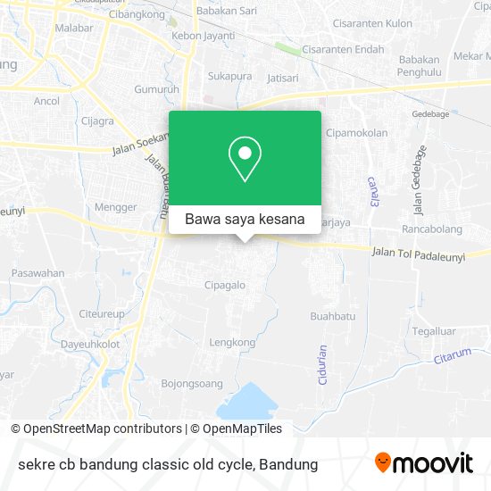 Peta sekre cb bandung classic old cycle