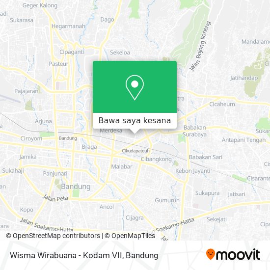 Peta Wisma Wirabuana - Kodam VII