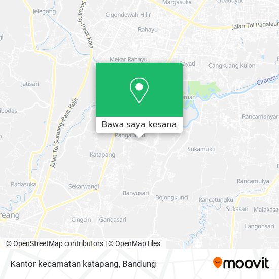 Peta Kantor kecamatan katapang