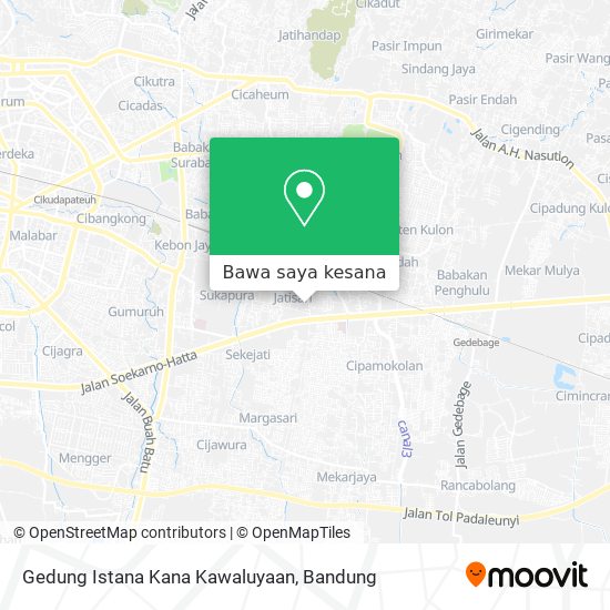 Peta Gedung Istana Kana Kawaluyaan