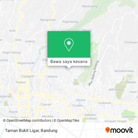 Peta Taman Bukit Ligar