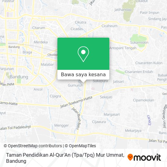 Peta Taman Pendidikan Al-Qur'An (Tpa / Tpq) Mur Ummat