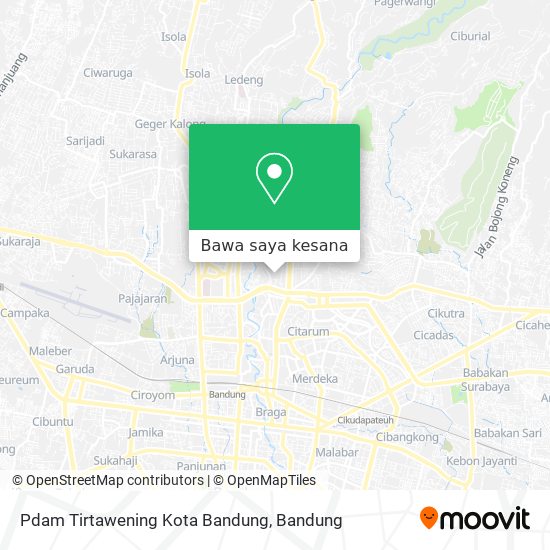 Peta Pdam Tirtawening Kota Bandung