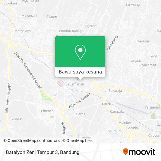 Peta Batalyon Zeni Tempur 3