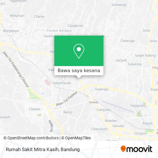 Peta Rumah Sakit Mitra Kasih