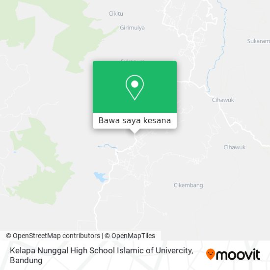 Peta Kelapa Nunggal High School Islamic of Univercity