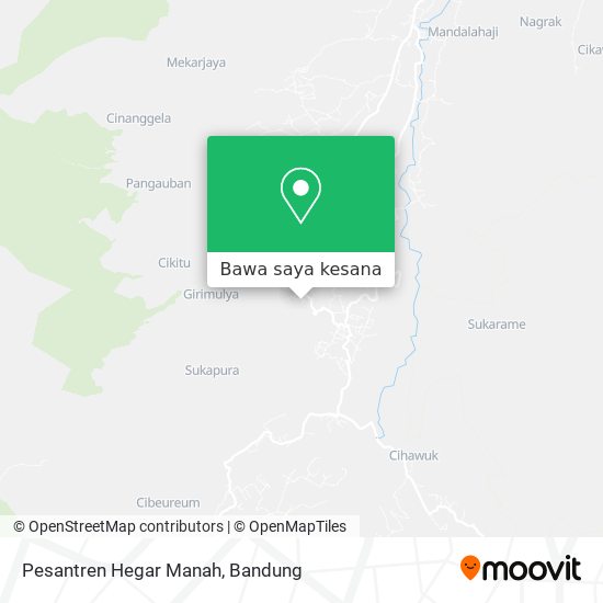 Peta Pesantren Hegar Manah
