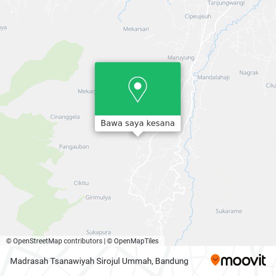 Peta Madrasah Tsanawiyah Sirojul Ummah
