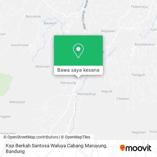 Peta Ksp Berkah Santosa Waluya Cabang Maruyung