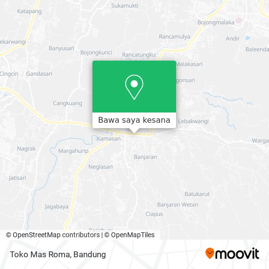 Peta Toko Mas Roma