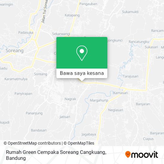 Peta Rumah Green Cempaka Soreang Cangkuang