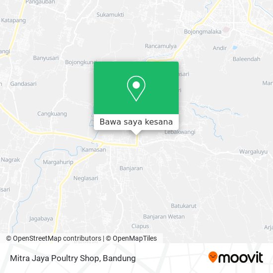 Peta Mitra Jaya Poultry Shop