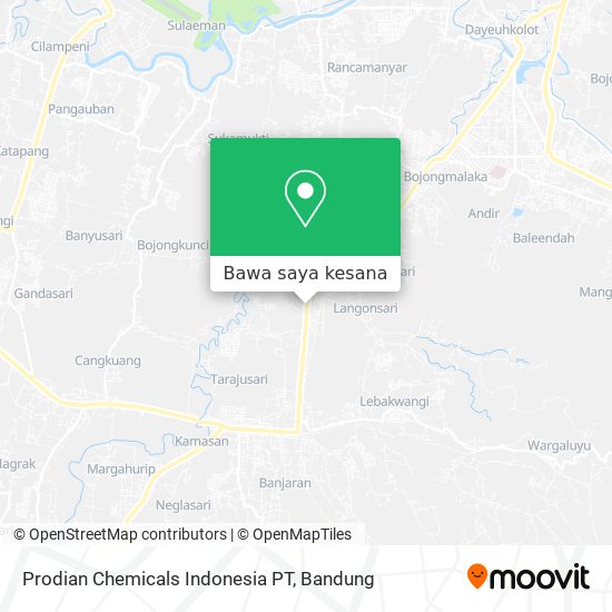 Peta Prodian Chemicals Indonesia PT