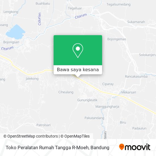 Peta Toko Peralatan Rumah Tangga R-Moeh